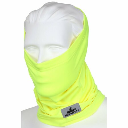 MCR SAFETY Garments, Hi-Vis Lime Insulated Fleece Neck Gaiter IG8
